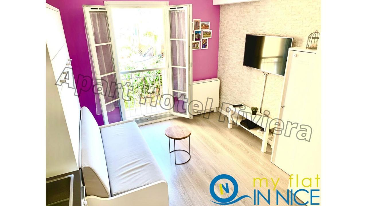 Aparthotel Riviera Nice Cote D'Azur - Old Town - Studio Ac - Sea View - 50M Promenade Des Anglais- La Maison Linda Eksteriør billede