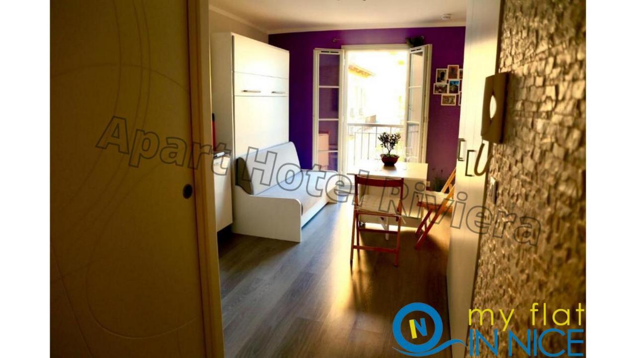 Aparthotel Riviera Nice Cote D'Azur - Old Town - Studio Ac - Sea View - 50M Promenade Des Anglais- La Maison Linda Eksteriør billede