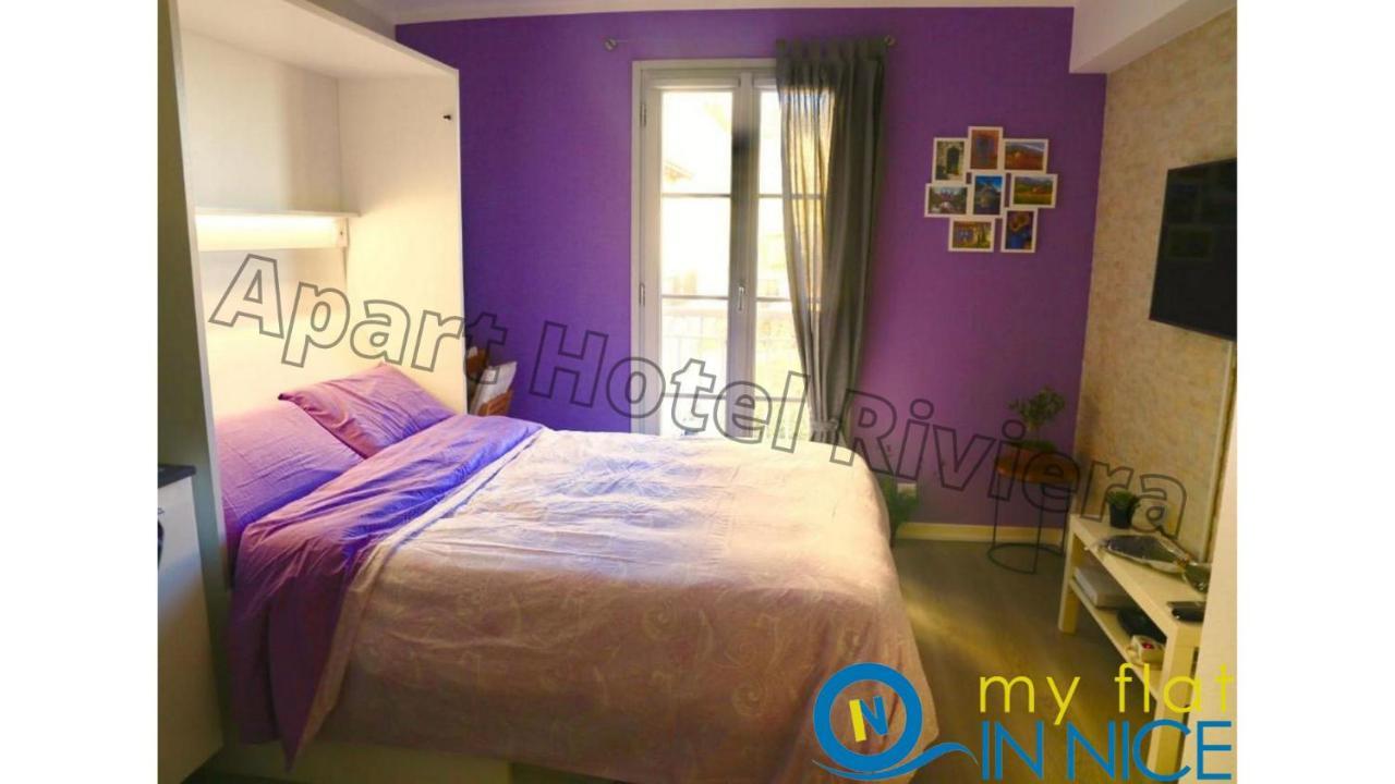 Aparthotel Riviera Nice Cote D'Azur - Old Town - Studio Ac - Sea View - 50M Promenade Des Anglais- La Maison Linda Eksteriør billede