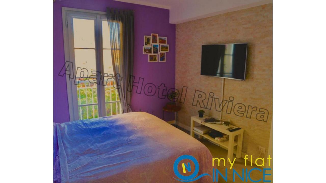 Aparthotel Riviera Nice Cote D'Azur - Old Town - Studio Ac - Sea View - 50M Promenade Des Anglais- La Maison Linda Eksteriør billede