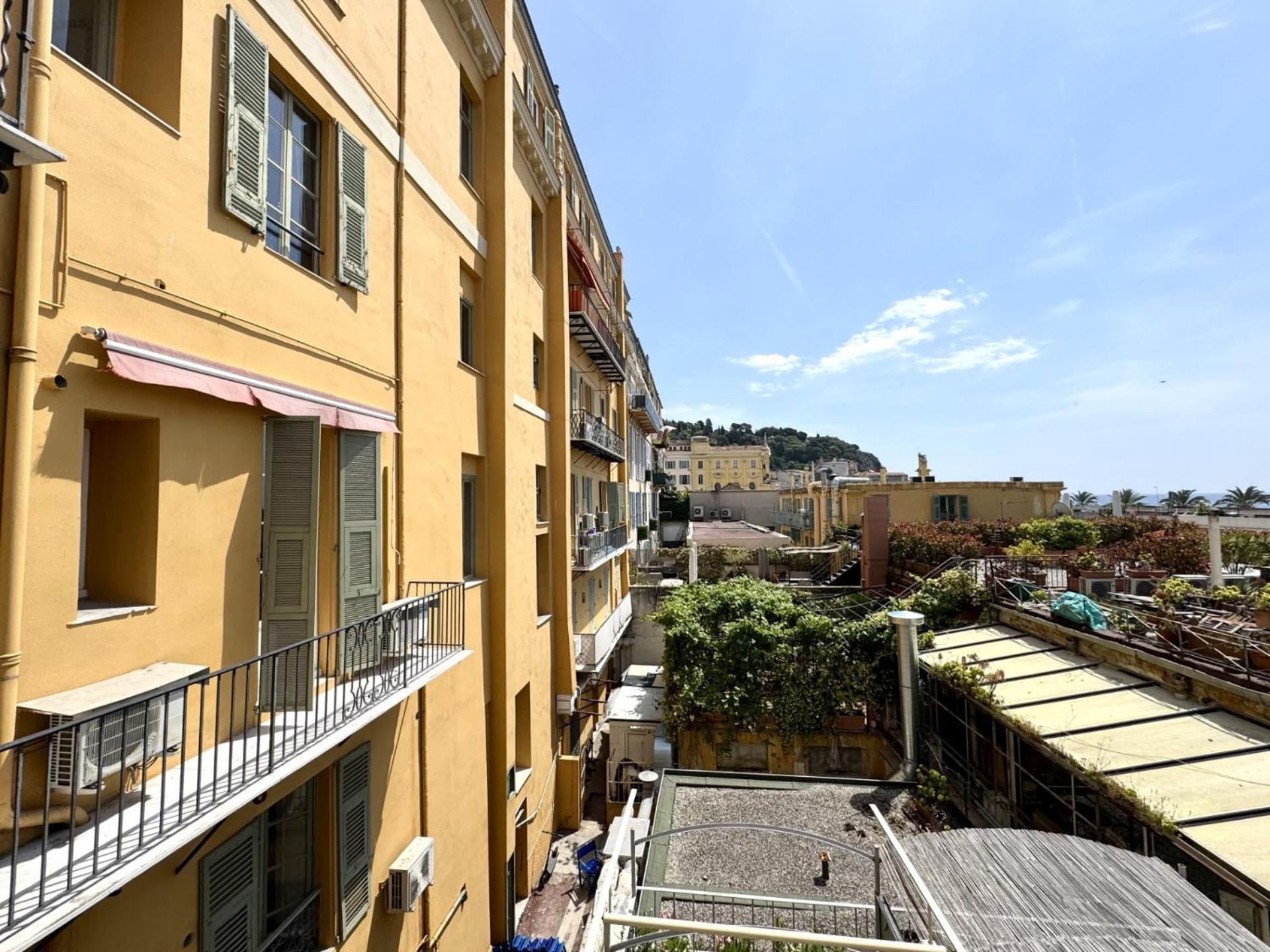 Aparthotel Riviera Nice Cote D'Azur - Old Town - Studio Ac - Sea View - 50M Promenade Des Anglais- La Maison Linda Eksteriør billede