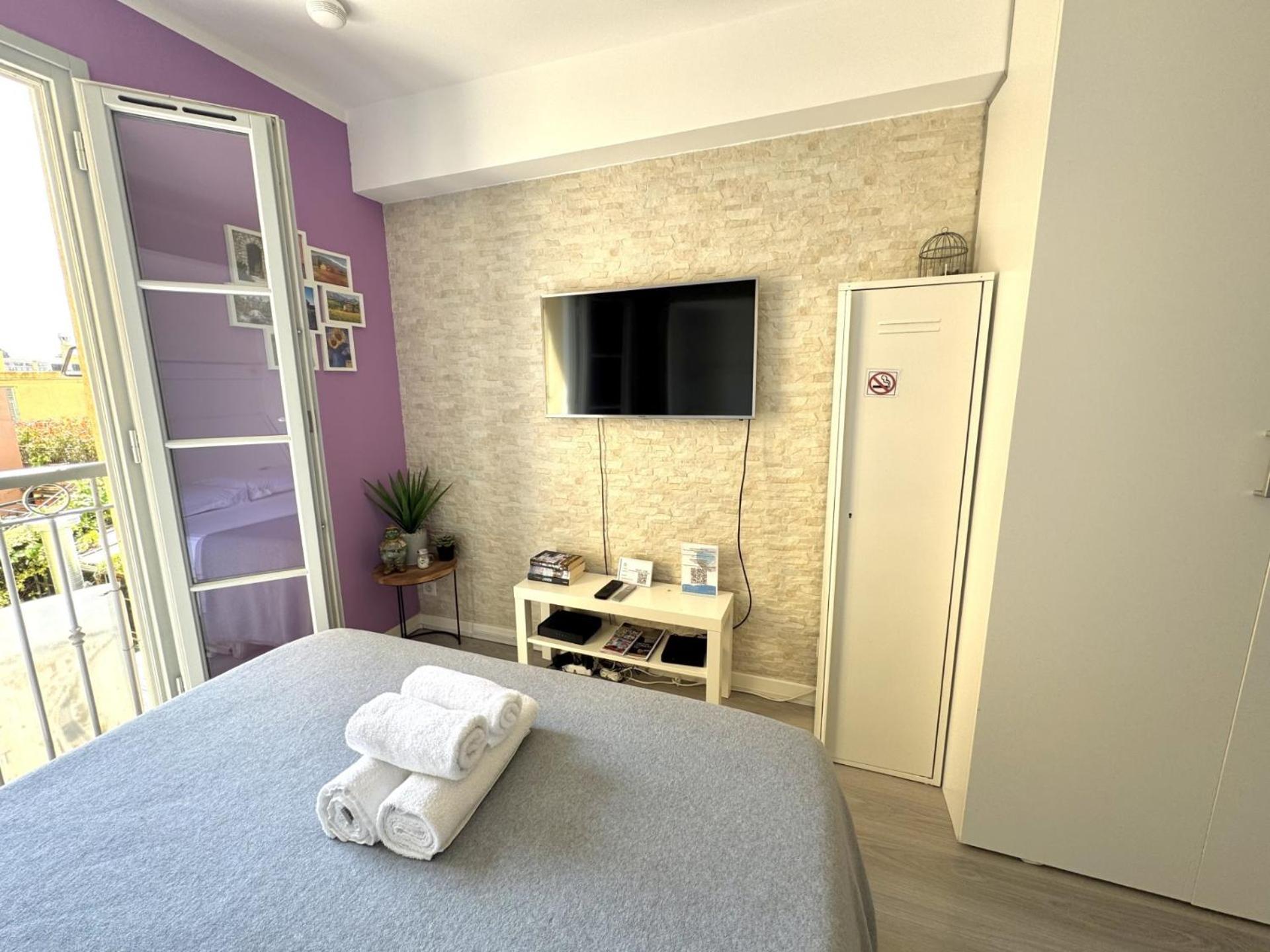 Aparthotel Riviera Nice Cote D'Azur - Old Town - Studio Ac - Sea View - 50M Promenade Des Anglais- La Maison Linda Eksteriør billede